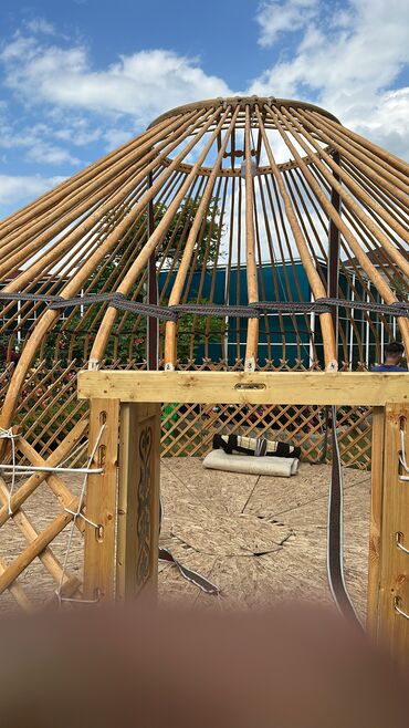 Аренда юрт: Аренда юрты, Каркас Деревянный, 85 баш, Казан, Посуда, С полом — 4