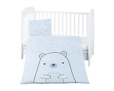 pepa posteljina: Posteljina navlaka 3 pcs Bear with Me blue – KIKKA BOO Šifra — 1