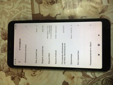 телефон redmi 5: Xiaomi, Redmi 6A, Б/у, 16 ГБ, цвет - Черный, 1 SIM