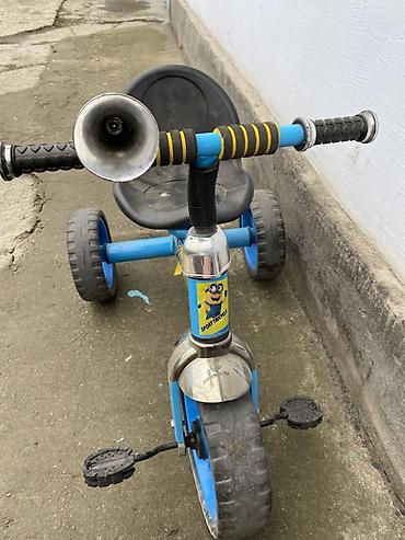 кел кел: Детский трехколесный велосипед Sport Tricycle - Цвет: синий с черными — 1