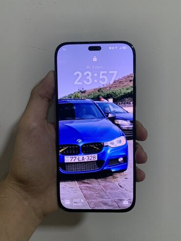 çat: Huawei Mate 30 Pro 5G, 256 GB, rəng - Qara, Face ID, İki sim kartlı, Barmaq izi