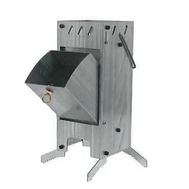 кемпи: Портативная печь-ракета (rocket stove) для кемпинга и готовки на — 2