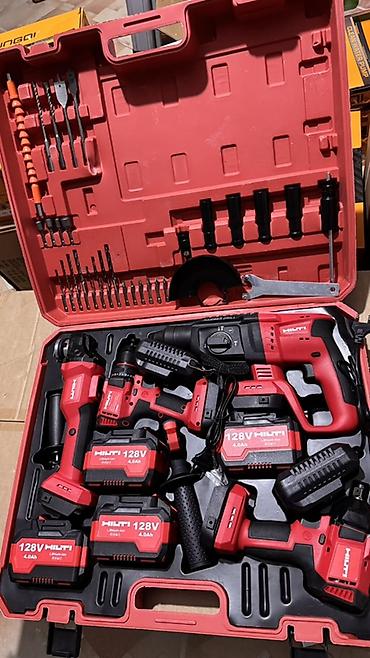 интрумент: Аккумуляторный набор электроинструментов HILTI в чемодане Состав — 3
