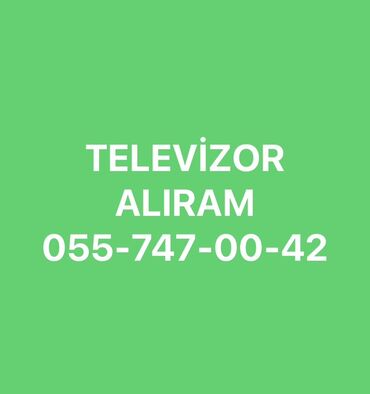 tv alanlar: İşlənmiş və yeni televizorları almaq üçün elan. Televizor satışı üçün