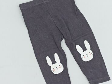 legginsy prążkowane dziecięce: Legginsy, 9-12 miesięcy, stan - Bardzo dobry