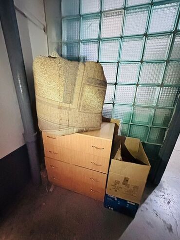 коробка из пенопласта: Кийим үчүн комод, Күзгүсүз, ЛДСП, түсү - Сары