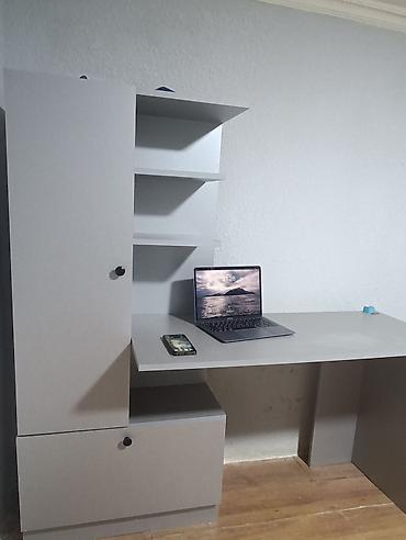 ikinci el ofis mebelleri: Kompüter masası, İşlənmiş, Dördbucaq masa — 3
