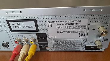 video dvd: Panasonic NV-VP33GC – VHS videomaqnitofon + DVD/CD pleyer kombi qurğu — 2