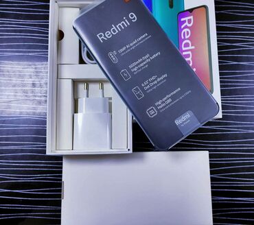 i̇rşad telecom xiaomi: Xiaomi Redmi 9, 64 GB, rəng - Gümüşü, 
 Sensor, Barmaq izi, İki sim kartlı