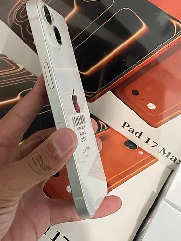 Apple iPhone: IPhone 13, Б/у, 128 ГБ, Белый, 92 % — 8