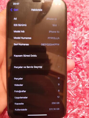 İnformatika: IPhone Xs, 256 GB, Matte Gold, Simsiz şarj