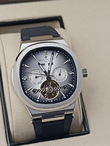 Qol saatları: Yeni, Qol saatı, Patek Phillipe, rəng - Qara — 16