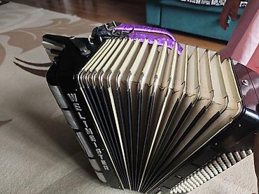 Аккордеоны: Аккордеон Weltmeister (Германия), классическая черно-белая модель — 2