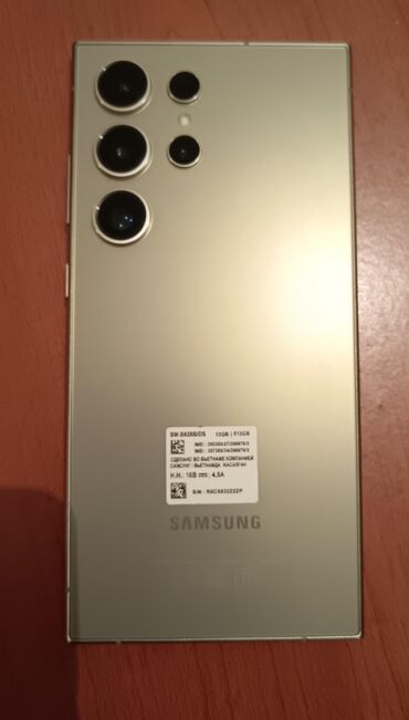 Samsung: Samsung Galaxy S24 Ultra, 512 GB, rəng - Qızılı, İki sim kartlı