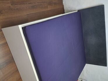 Kreveti: Bracni krevet pravljen kod stolara sa dusekom, zicano jezgro — 1