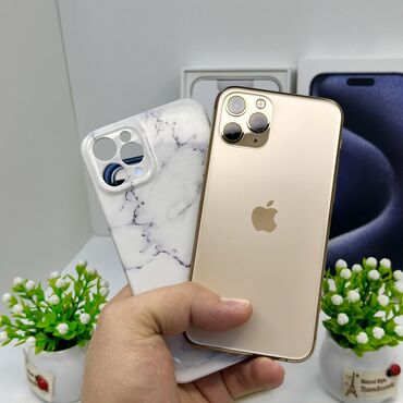 Apple iPhone: IPhone 11 Pro, Б/у, 64 ГБ, Золотой, 100 %