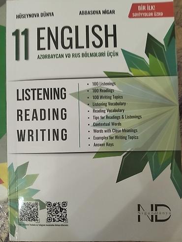 Testlər: Dünya-Nigar dinləmə və oxu kitabı ən yeni nəşr.Təptəzədir.İçi — 1