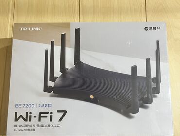 сетевые адаптеры ieee 802.11b: Wi-Fi роутер TP-Link BE7200 (TL-7DR7230), черный Максимальная