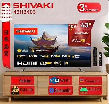 SHIVAKI 43H3403 – 43" (109 sm) Android TV - Ekran: 43 düym, Full HD