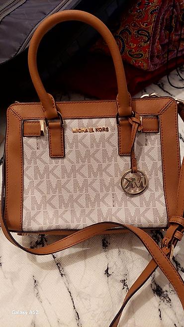 Классические сумки: Классическая сумка, Michael Kors, Материал: Комбинированный материал, Жёсткая конструкция, Женские — 12
