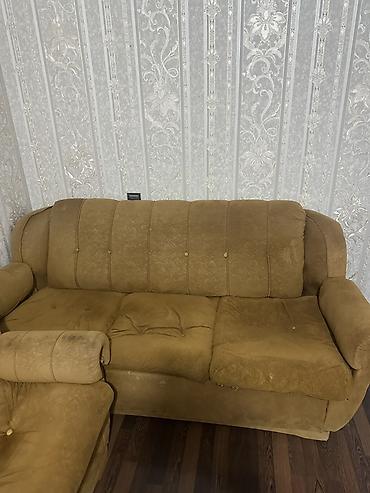 oyuncu kreslo: İşlənmiş, Divan, 2 kreslo, Açılan — 1