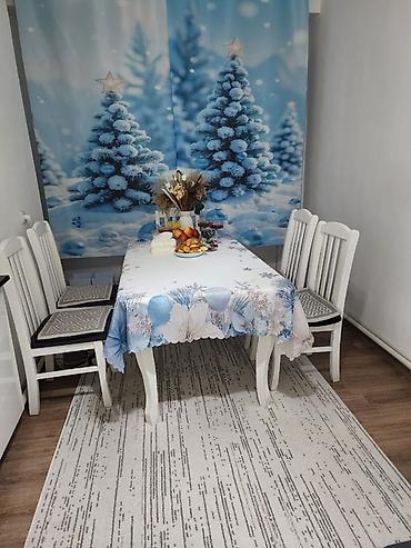 Стол жана отургуч комплекттери: Качествосу сонун,6шт стулу менен — 1