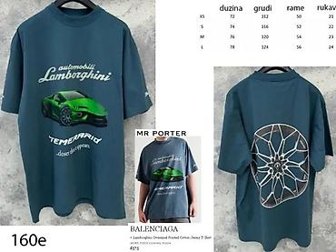 Majice: Men's T-shirt Balenciaga, bоја - Siva — 18