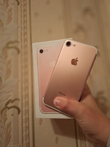 iphone 7 gold 32gb: IPhone 7, 32 GB, Rose Gold, Face ID, Sənədlərlə, Barmaq izi