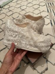 Tuflilər: Tuflilər, Ölçü: 38.5, rəng - Ağ, Yeni — 8