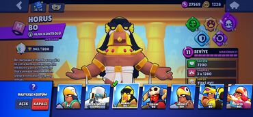 Açıqcalar: Brawl Stars hesabı - Kupa: 64 931 - Qızıl: 64 931 - Kristal/daş: 1 — 15