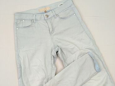 Jasnoniebieskie jeansy damskie marki Topshop Moto, wykonane z