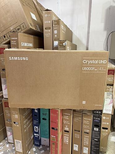 televizor gence: Samsung Crystal UHD TV – U8000F, 43" (108 sm) Xüsusiyyətlər: - Ekran — 4