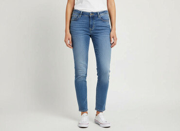 jeansy mom fit wysoki stan: Cross Jeans, Jeansy damskie, rozmiar S