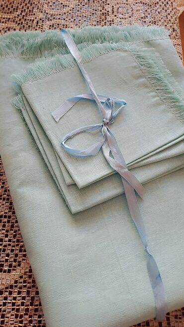 bmw 5 серия 518d mt: Ssr qedmi sufre 140×160 olcude 6 salfetle biryerde kenarı saçaqlı açiq