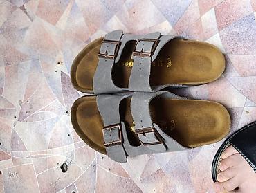 Мужские сандалии, 41, Birkenstock, Б/у, цвет - Серый, Самовывоз, Бесплатная доставка, Платная доставка