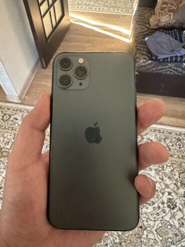 Apple iPhone: IPhone 11 Pro, Б/у, 64 ГБ, Matte Space Gray, Чехол, 74 %