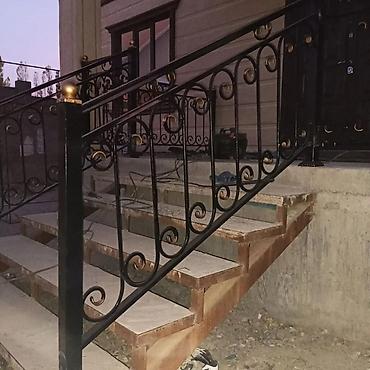 Изготовление перил: Изготовление перил Материал: Кованное железо, Наружные, Бесплатный замер — 39