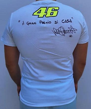 Majice: Muška majica kratkih rukava – bela, sa printom “46” i natpisom “il — 4