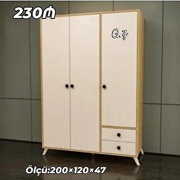 parca skaflar: Yeni, 3 qapılı, Siyirməli, Ağ, Açılan, Düz dolab — 1