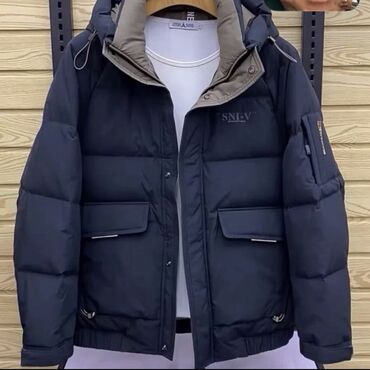 спортивные пуховики: Пуховик, Кыска модель, Корея, Кабып тигилген, L, XL