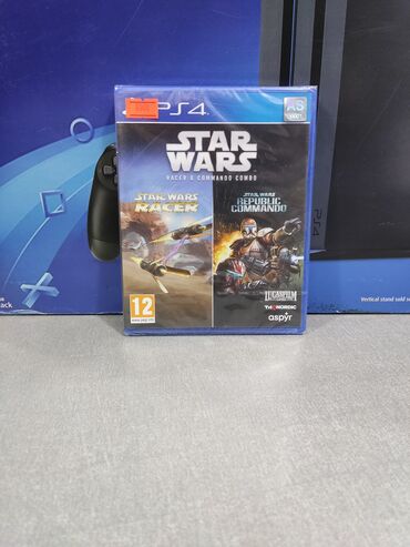 star wars posteljina: Playstation 4 üçün star wars race & comando oyun diski. Tam yeni