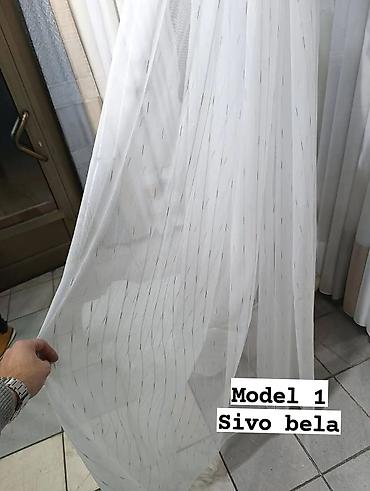 Zavese i draperije: Zavese – dekorativni veo od lagane, providne tkanine - Model 3: fino — 12