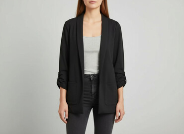 szara marynarka damska zara: Esmara, Women's blazer, size S