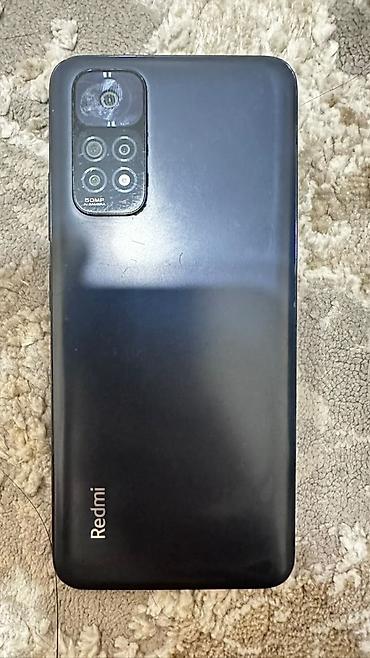 Мобильные телефоны и аксессуары: Redmi, Redmi Note 11, Б/у, 128 ГБ, цвет - Черный, 2 SIM — 1