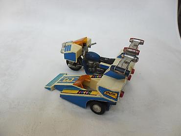 rolsule: Gorenger motor sa prikolicom,10 cm, Japan, vintage — 3