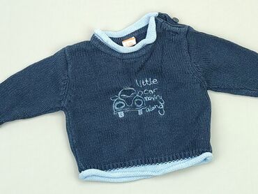 sweterek dziecięcy na szydełku: Sweter, 0-3 m, stan - Dobry