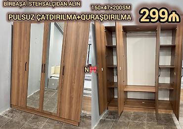 Satılır: *birbaşa istehsalçıdan 4 qapılı dolab* Qeyd:Yenidir, *Hazır