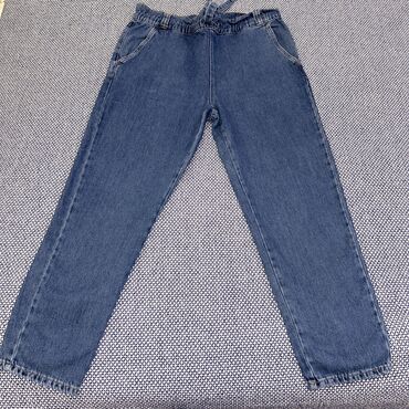 джинсы размер 48 50: Джинсы и брюки, цвет - Голубой, Б/у