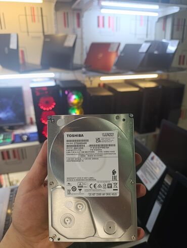 bort komputer: Внешний Жёсткий диск (HDD) Toshiba, 4 ТБ, 5400 RPM, 3.5", Б/у