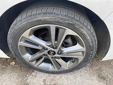 диски hyndai: Литые диски Hyundai + летние шины 225/45 R17 - Оригинальные — 4